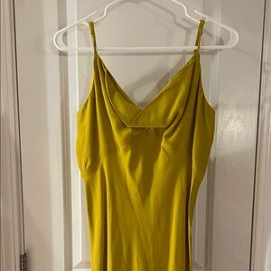 LOFT Mustard Sleeveless Dress